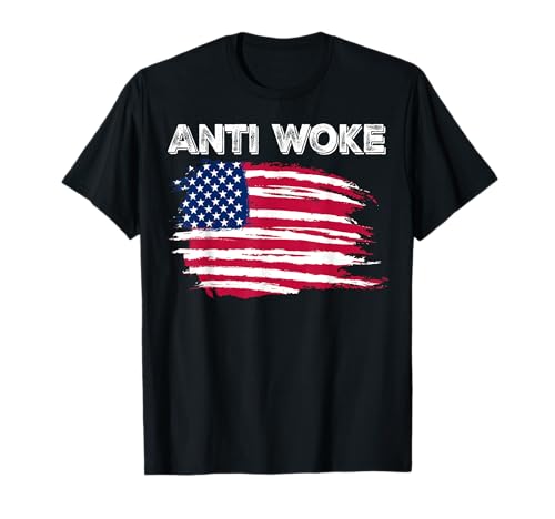 Bandera americana anti despertada Camiseta