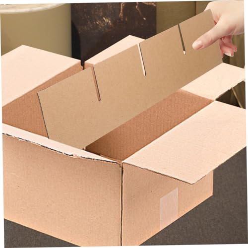 PartyKindom 2 Sets Cardboard Box Dividers for Moving Cardboard Packing Box Divider Glass Dish Transporting Accessories - Image 3