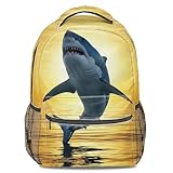 Photo Gallery d megalodon - zaino con stampa di squalo di mare profondo, stile cartone animato ufo beam, per bambini, studenti, stile casual, da viaggio, stampa 4, l Photo Gallery d megalodon - zaino con stampa di squalo di mare profondo, stile cartone animato ufo beam, per bambini, studenti, stile casual, da viaggio, stampa 4, l