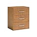 MM MUEBLAM EL UNIVERSO DEL MUEBLE New Plus Comodino, Melamina, Ciliegia, 43x61x28 cm