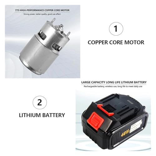 Kit pistolet eau électrique rechargeable avec toolbox de transport rigide - 6