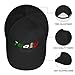 Italy Italian Flag Italia Leaning Tower Baseball Cap Dad Hat Adjustable Size Trucker Caps for Outdoor Activities All Seasons Black-style