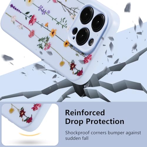 ZTOFERA Floral Case for iPhone 13 Pro Max 6.7",Cute Flower Pattern Case for Girls Women,Flexible Silicone Protective Slim Shockproof Bumper Phone Cover for iPhone 13 Pro Max,Purple by ZTOFERA - Used condition - Image 3