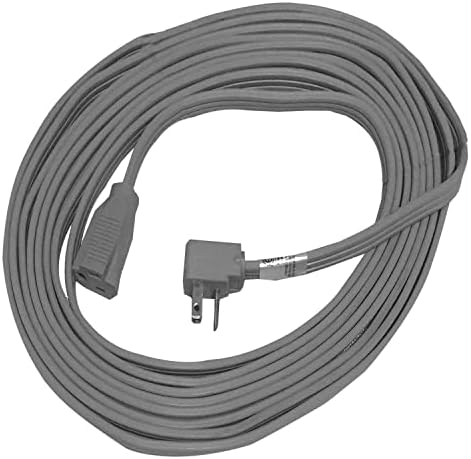 Heavy Duty Extension Cord Wire Gray for Air Conditioner Refrigerator and Major Appliances Indoor and Outdoor Use 25 Feet Grey 3 Pronged Cord