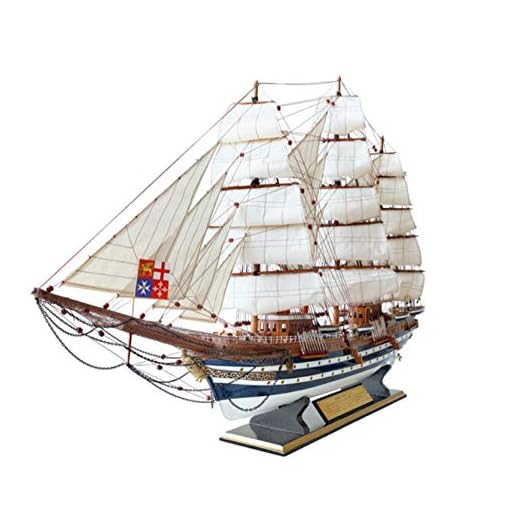 QXX segelbåt modell trä ornament konsthantverk kreativ fars dag present sovrum vardagsrum enkel dekoration betydelse vacker (storlek: M)