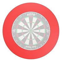 KOTO darts – KOTO - 4 PCS Dartscheibe Surround Rot, Dartscheibengröße, Da