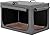 Petsfit Dog Crate Large, Portable Fabric Dog Crate with Sturdy Frame and Fleece Mat,Dog Carrier for Medium and Large Dogs