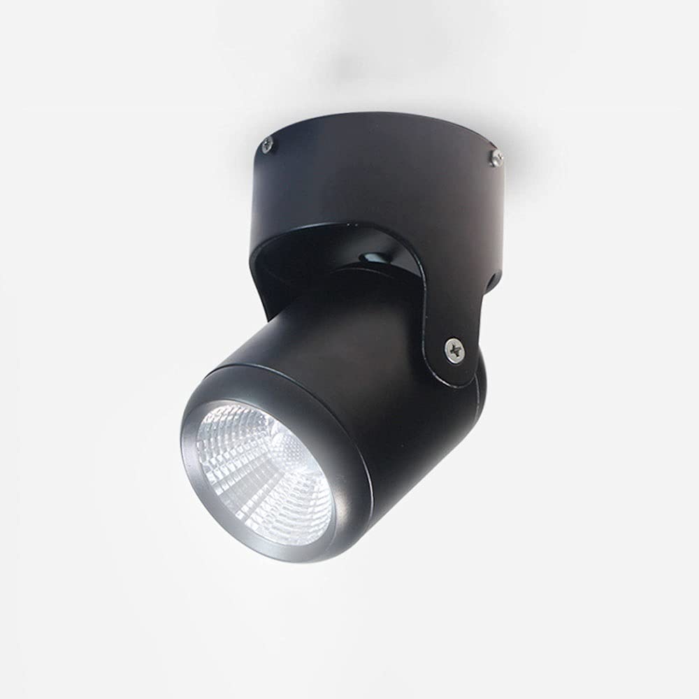 Lampa sufitowa LED 12 W, montaż powierzchniowy, oświetlenie akcentujące, nordyckie oświetlenie sufitowe, stałe oświetlenie szynowe, kierunkowskazy do salonu, galerii, korytarza