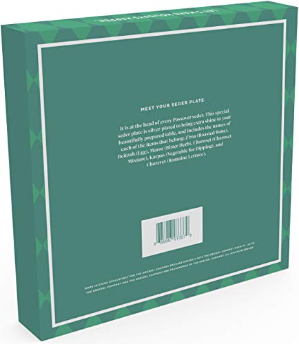 Lowest Priced Traditional Passover Seder Plate 12" (Silver Plated, Single) #TOP3