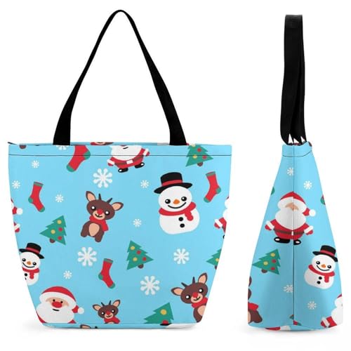 Sac à bandoulière bonhomme de neige élan grand volume contre le manque de place