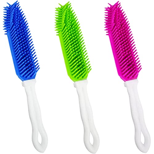 Cepillo de Pelo de Animales 3 Piezas Cepillo para Quitar Pelos de Mascotas Cepillo de Baño para Mascotas Cepillo Especial para Mascotas con Efecto Masaje para Perros y Gatos de Pelo Corto o Largo Cover