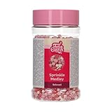 FunCakes Sprinkle Medley Beloved: Zuckerstreusel, Großartiger Geschmack, gut zum Dekorieren von Kuchen, Torten, Cakes, Sprinkle Mix. 180 g.