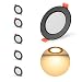 Produktbild Yafido 5 Pack 5W Dimmbar LED Einbaustrahler Flach 85-265V 450LM LED Einbauleuchte Deckenleuchte 3000K Warmweiß Dimmbar Led Spots mit LED-Treiber SCR-Dimmer Ø90*30mm