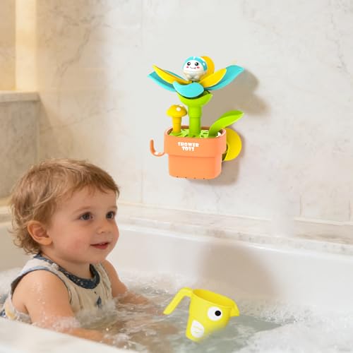Jeu d'arrosage éducatif avec gobelet et ventouse pour bain et douche bébé