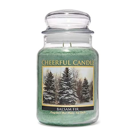 A Cheerful Giver - Balsam Fir - 24 oz Scented Candle Jar - Cheerful Candle -135 Hours of Burn Time, Candles Gifts for Women Cover
