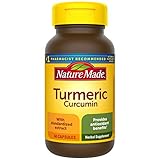Nature Made Turmeric Curcumin 500 mg, Herbal Supplement for Antioxidant Support, 60 Capsules, 60 Day Supply
