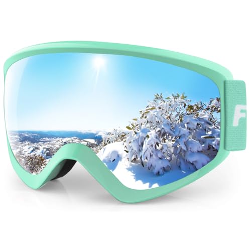 Lunettes de ski OTG pour enfants au ski - Masque de snowboard pour journées en montagne