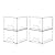 Damomo 4 Pack Stackable Organizer Drawers, 4.4" Tall Clear Bathroom Makeup Organizer and Storage, Acrylic Small Organizers Bins for Vanity, Undersink, Bathroom, Pantry, Kitchen Cabinets