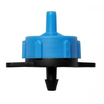 Greenage Dripper Emitter Pressure Compensating and Openable for Garden Agriculture Horticultural Drip Irrigation 8L/Hr-Blue-20 Pcs