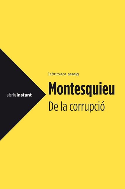 Portada de De la corrupció