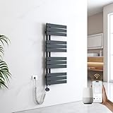 EMKE Handtuchheizkörper Elektrisch 1041x400 mm, WiFi Intelligenter Badheizkörper Elektrisch mit...