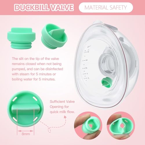 6 válvulas Duckbill para extractor Elvie Stride miniatura 6