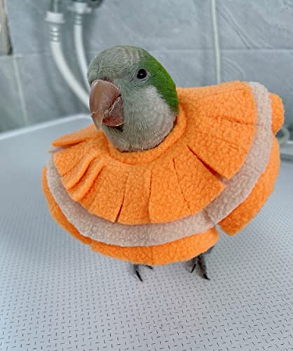 Image of Adjustable Parrot Cone Collar, Safe and Practical Cotton Collar to Prevent Bites and Licking Wounds, to Help heal (XL)