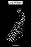  Composition Notebook: Active bass guitar rock music graphic guitar Fan Music Notebook Journal/Notebook Blank Lined Ruled 6x9 100 Pages