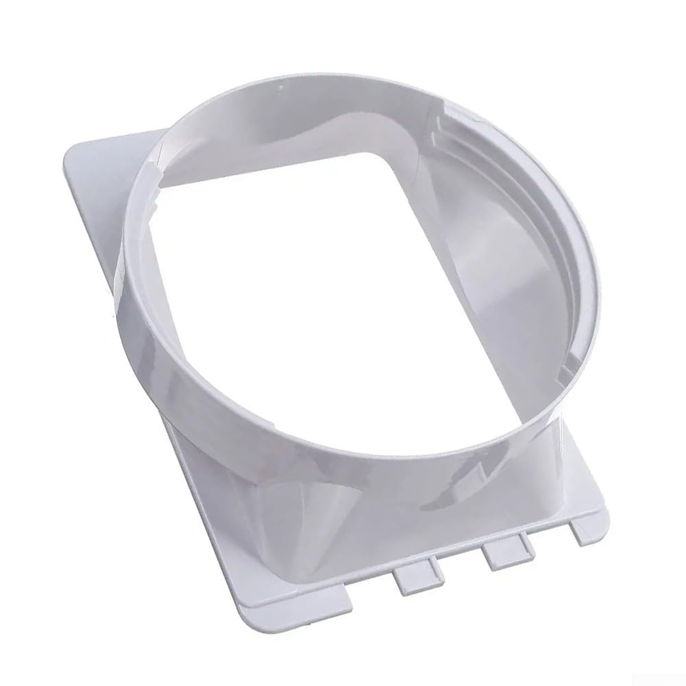 Tragbarer Klimaanlagen-Abluftschlauchadapter, 15 cm Rohrverbinder, Abluftschlauchk-Schnittstelle, quadratische Schnittstelle, Abluftschlauchverbinder