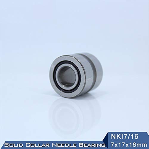 Rodamiento de agujas NKI7/16 7x17x16 mm con anillo interior 4