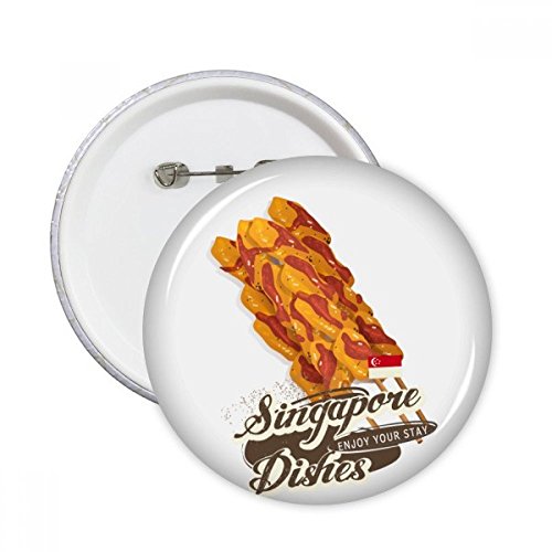 Badge Satay Singapour pour personnaliser vos vêtements au quotidien