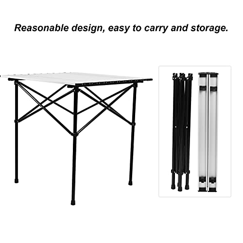 Table de camping pliante haut de gamme en alliage d'aluminium de précision - 7