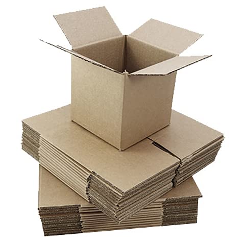 5 x SMALL MAILING PACKING CARDBOARD BOXES 5x5x5" — image 1