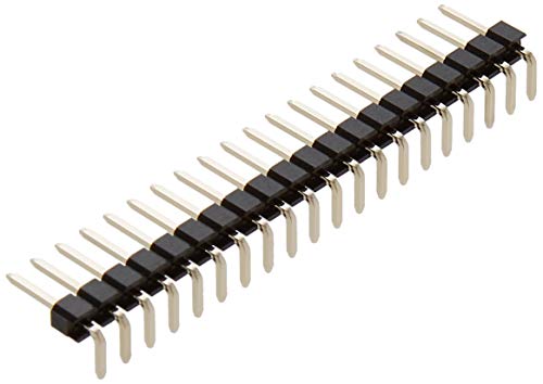 DELOCK 66696 - Stiftleiste 20 Pin, Rastermaß 2,54 mm, 1-reihig, gewinkelt, 5 St