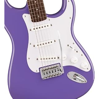 Squier Sonic Stratocaster IL (Ultrviolet) – Guitare Électrique - Les Beatles, Paul McCartney, John Lennon, RIngo Starr, George Harrison Squier Sonic Stratocaster IL (Ultrviolet) - Guitare Électrique – Image 3