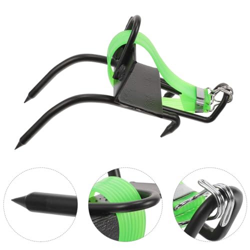 Image of GANAZONO Tree Climbing Shoes with Spikes Adjustable Ankle Buckle Climbing Tools Set for Outdoor Arborist Work Non-Slip Durable Tree Climbing Gear 8.26X3.14X2.95 Inches