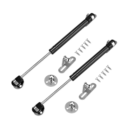 HZEL 2PCS Car Gas Prop Spring Strut 100N/22.5LBS Heavy Duty Vehicle Shock Spring Lift Support with Mounting Brackets Automotive Hydraulic Gas Lift Spring Stay Universal for SUV RV Truck