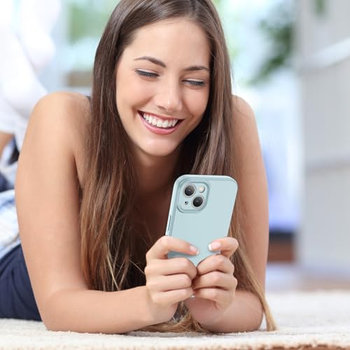 SUPFINE Designed for iPhone 15 Silicone Case Sky Blue - image 7