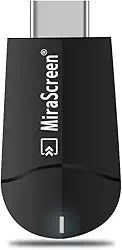 SmartSee Adaptador De Vídeo Sem Fio 5G/2.4G, Espelhamento Tela Hd 4K/1080P Celulares Ios E Android Para Projetores Tv, Suporte A Dispositivos Streaming Dual Core, Miracast, Airplay Dlna