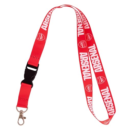 Desert Cactus Arsenal FC Lanyard Gunners Holloway Football Soccer Car Keys ID Badge Holder Keychain Detachable Breakaway Snap Buckle (Lanyard A)