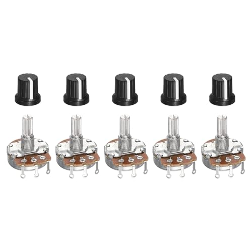 Potenciómetro giratorio de 1K Ohm para regulación de velocidad y control manual en talleres