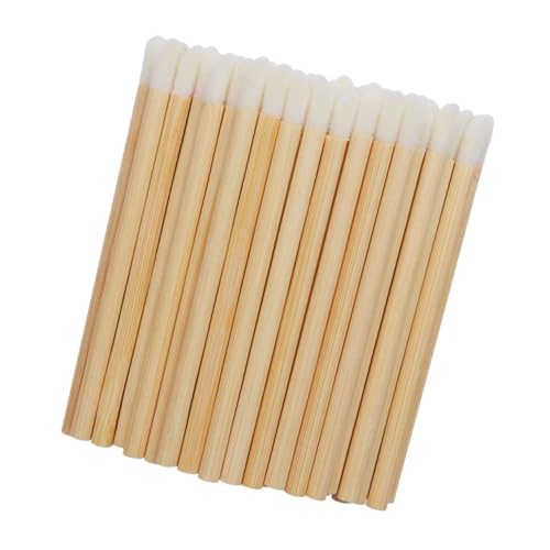 FOYTOKI 100個入り使い捨て製唇ブラシ 化粧用リップブラシ リップ 用アプリ