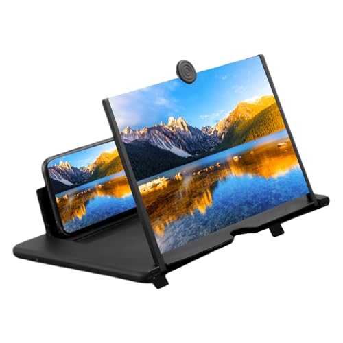 Lupa De Pantalla De Teléfono Móvil: Para Amplificador De Teléfono Celular Plegable 3D HD, Soportes De Proyector Para Lupa De Pantalla Del Teléfono | Para
