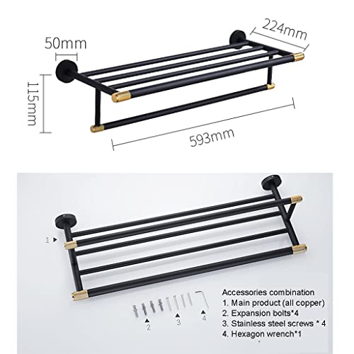 Porte-serviettes mural haut de gamme au design minimaliste