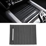 Jaronx Compatible with BMW Console Roller Blind Cover, X5 F15/ X6 F16 Cup Holder Sliding Cover, Center Console Sliding Shutters Compatible with BMW X5 F15 F85(2013-2017) / X6 F16 F86 (2014-2019)