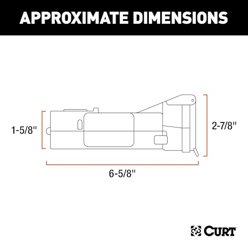 CURT 51180 Echo Mobile Electric Trailer Brake Controller with Bluetooth® Enabled Smartphone Connection, Proportional