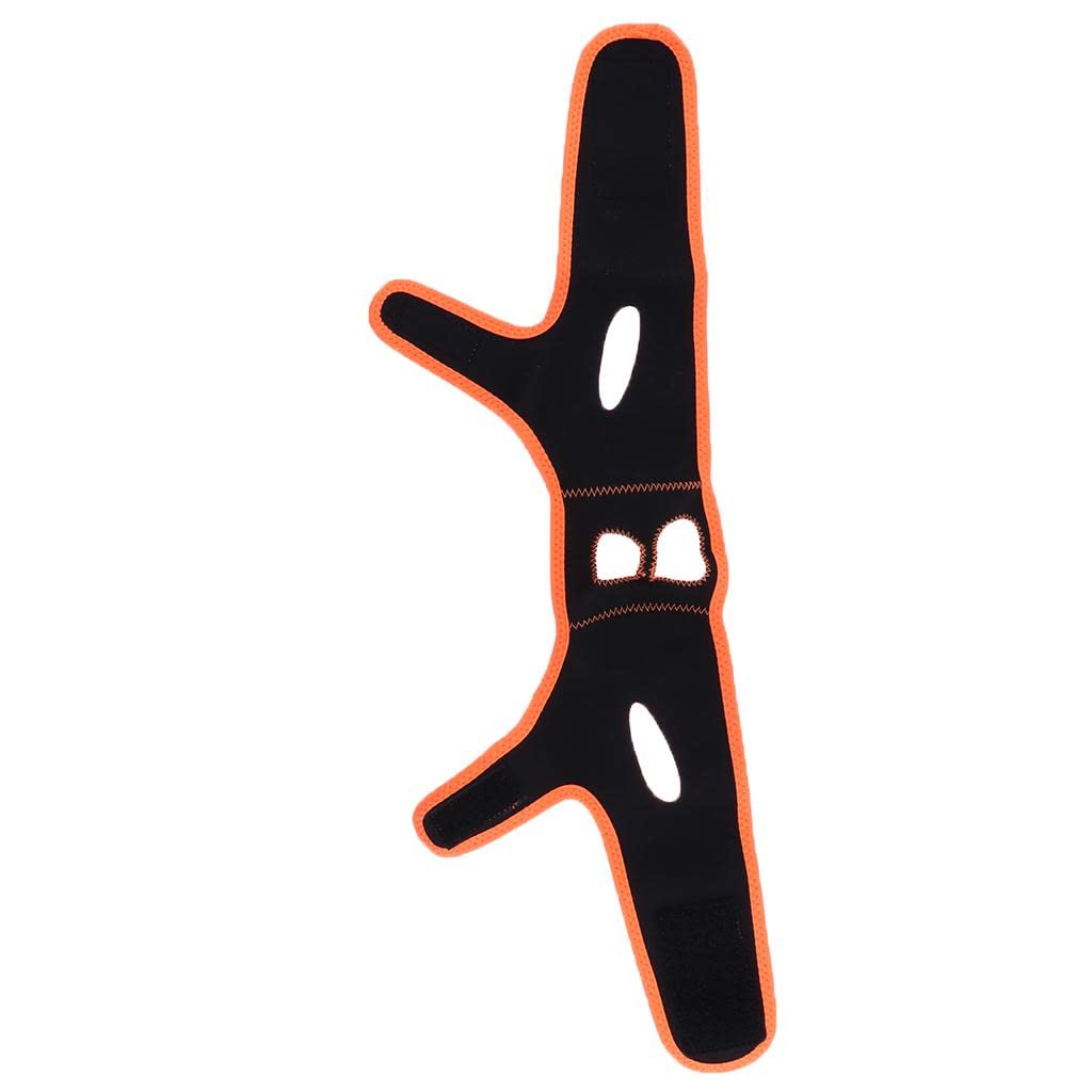 arythe Elastic Face Chin Shaper Strap Belt V Line Facial Neck Lifting Tool Orange