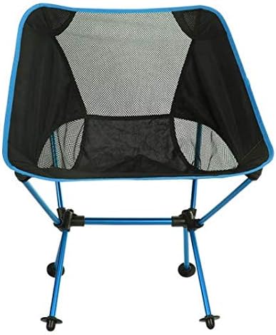 Folding Chair Portable Light weight Fishing Chair Seat Stool Fishing Camping Hiking Gardening Pouch BBQ Picnic Chair blue KBD