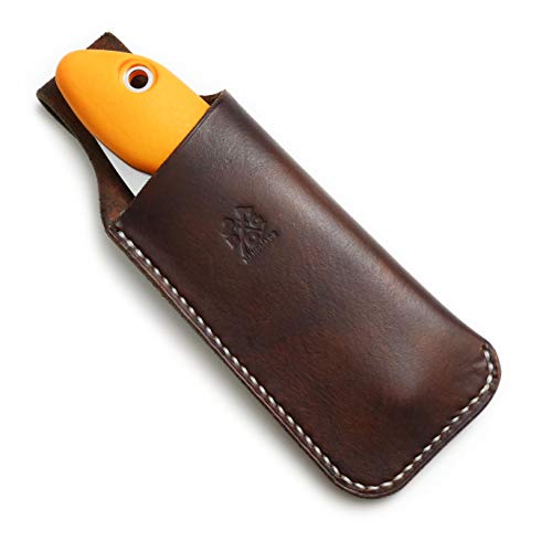 Review Outdoor Gear Custom Leather Sheath for Bahco Laplander, Silky Saw (Dark Brown, Silky Gomboy 240)