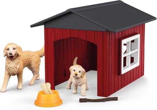 Niche avec Golden Retriever Schleich cadeau idéal anniversaire fille garçon 3 ans